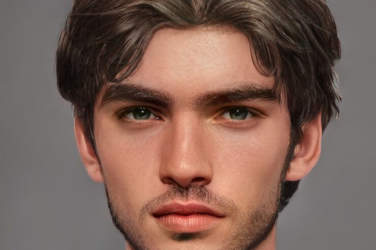 man, male, portrait, face, model, guy, masculine