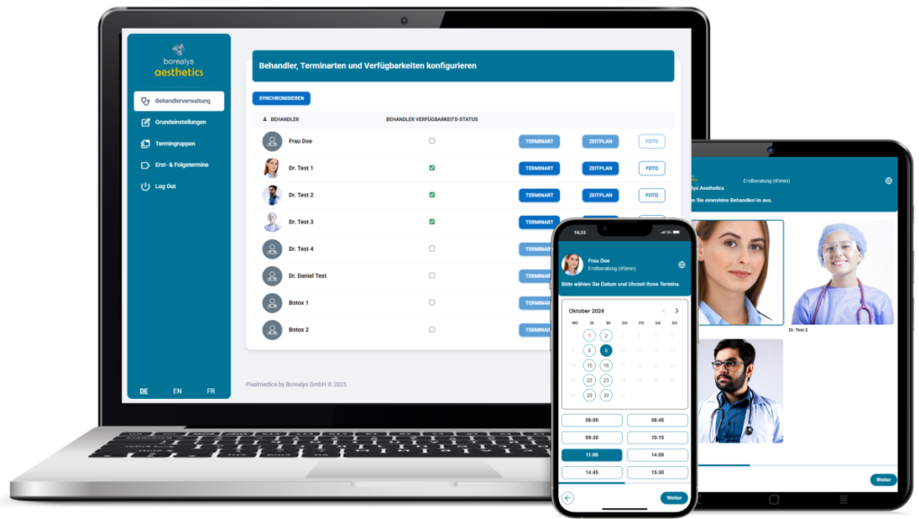 Praxissoftware für ästhetische Chirurgie:: pixelmedic